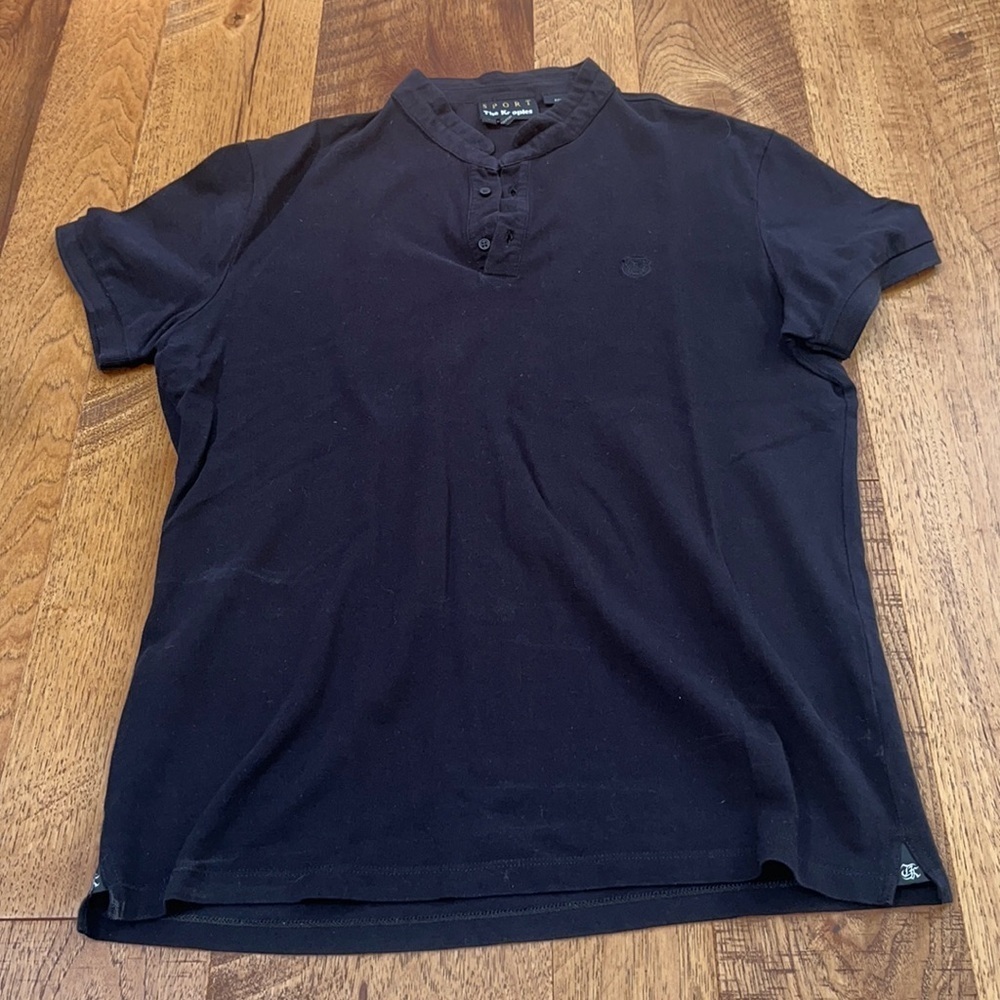 The Kooples Men’s Black Polo Size L